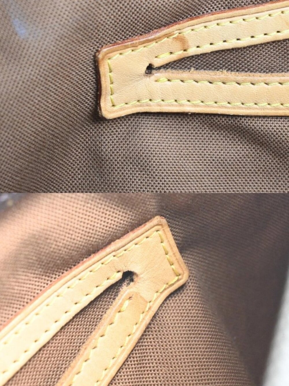 LOUIS VUITTON Cabas Mezzo Shoulder Bag Monogram Leather Brown M51151 73MA498 - Picture 16 of 16